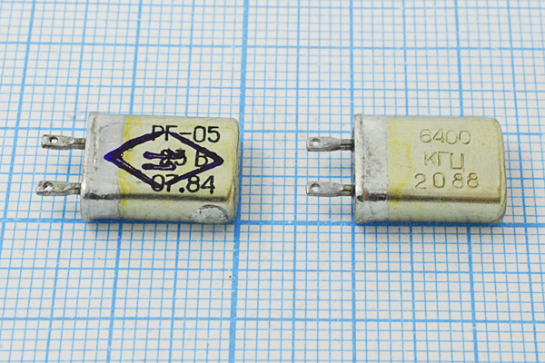 6400 \МВ\S\ 15\ 50/-40~85C\РГ05МВ-14ДТ\1Г --- Кварцевые резонаторы (пьезокерамические, диэлектрические, ПАВ (SAW), резонаторы из других пьезоматериалов)