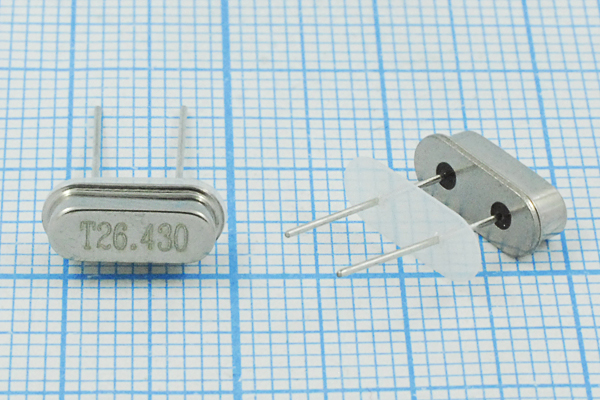 26430 \HC49S3\S\ 20\ 50/-40~85C\S[FT]\1Г +IS --- Кварцевые резонаторы (пьезокерамические, диэлектрические, ПАВ (SAW), резонаторы из других пьезоматериалов)