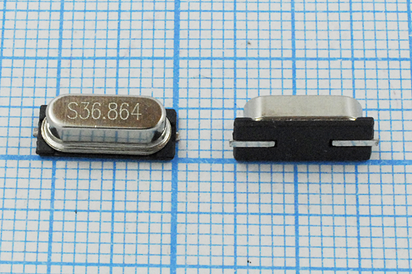 36864 \SMD49S4\12\ 20\ 20/-20~70C\49S-SMD\1Г --- Кварцевые резонаторы (пьезокерамические, диэлектрические, ПАВ (SAW), резонаторы из других пьезоматериалов)