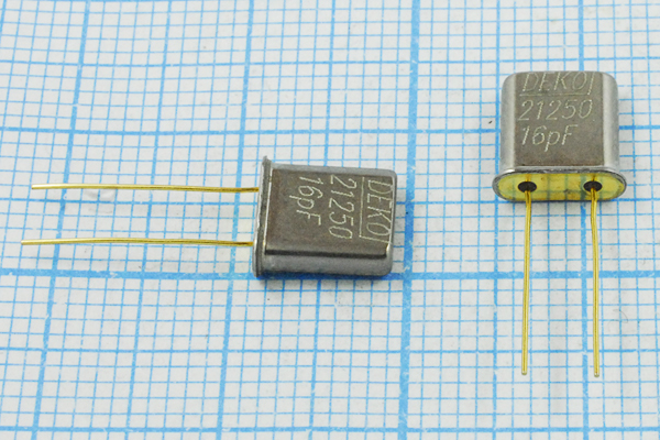 21250 \UM1\16\ 30\ 40/-40~70C\\1Г (DEKO 21250 16pF --- Кварцевые резонаторы (пьезокерамические, диэлектрические, ПАВ (SAW), резонаторы из других пьезоматериалов)