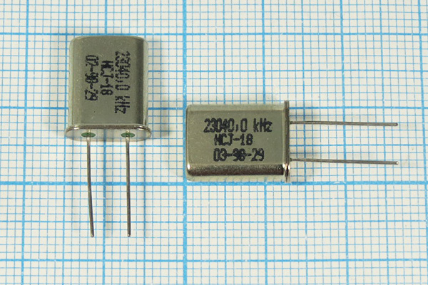 23040 \HC49U\18\\\S[HC49U]\1Г (HCJ-18) --- Кварцевые резонаторы (пьезокерамические, диэлектрические, ПАВ (SAW), резонаторы из других пьезоматериалов)
