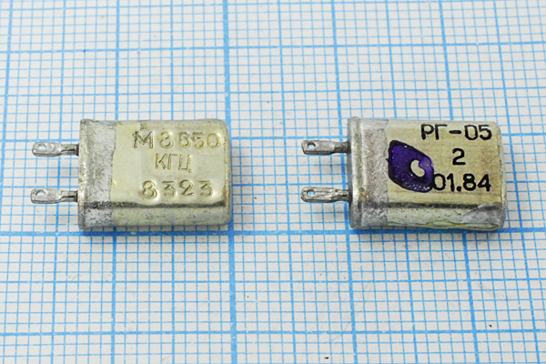 8650 \МВ\S\ 15\ 50/-50~80C\РГ05МВ-14ДСТ\1Г --- Кварцевые резонаторы (пьезокерамические, диэлектрические, ПАВ (SAW), резонаторы из других пьезоматериалов)
