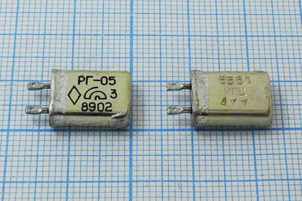 5550 \МВ\\ 15\ 20/-10~60C\РГ05МВ-14БП\1Г --- Кварцевые резонаторы (пьезокерамические, диэлектрические, ПАВ (SAW), резонаторы из других пьезоматериалов)