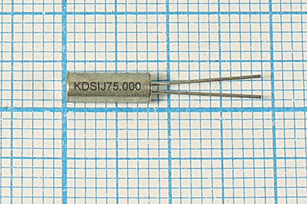 75 \03x08\\\\DT-38\1Г (KDSIJ75.000) --- Кварцевые резонаторы (пьезокерамические, диэлектрические, ПАВ (SAW), резонаторы из других пьезоматериалов)