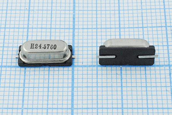 24576 \SMD49S4\20\ 30\\\1Г (H24.576) --- Кварцевые резонаторы (пьезокерамические, диэлектрические, ПАВ (SAW), резонаторы из других пьезоматериалов)