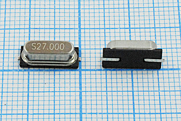 27000 \SMD49S4\22\ 30\\49S-SMD\1Г (S27.000) --- Кварцевые резонаторы (пьезокерамические, диэлектрические, ПАВ (SAW), резонаторы из других пьезоматериалов)