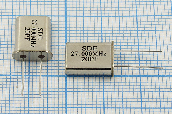 27000 \HC49U\20\ 30\\49U[SDE]\3Г (SDE20PF) --- Кварцевые резонаторы (пьезокерамические, диэлектрические, ПАВ (SAW), резонаторы из других пьезоматериалов)