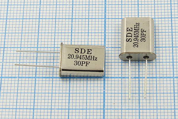 20945 \HC49U\30\ 20\ 20/-20~70C\49U[SDE]\1Г --- Кварцевые резонаторы (пьезокерамические, диэлектрические, ПАВ (SAW), резонаторы из других пьезоматериалов)