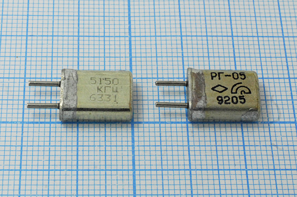 5150 \HC25U\\ 15\ 50/-50~80C\РГ05МА-14ДСТ\1Г --- Кварцевые резонаторы (пьезокерамические, диэлектрические, ПАВ (SAW), резонаторы из других пьезоматериалов)