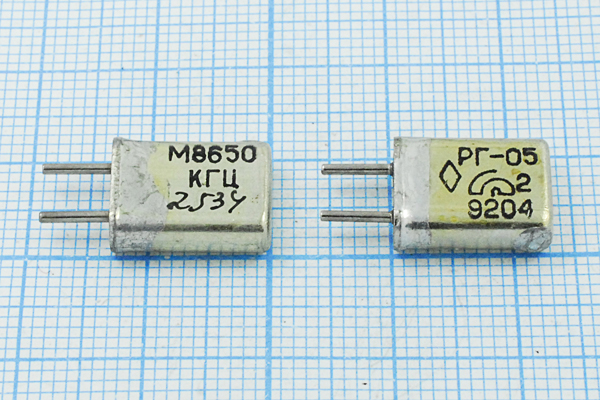 8650 \HC25U\\ 15\ 50/-50~80C\РГ05МА-14ДСТ\1Г --- Кварцевые резонаторы (пьезокерамические, диэлектрические, ПАВ (SAW), резонаторы из других пьезоматериалов)