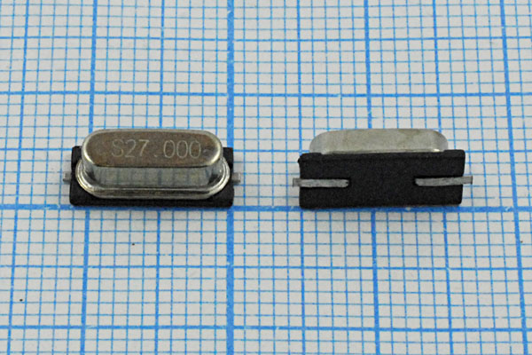 27000 \SMD49S4\20\ 30\\\1Г (S27.000) --- Кварцевые резонаторы (пьезокерамические, диэлектрические, ПАВ (SAW), резонаторы из других пьезоматериалов)