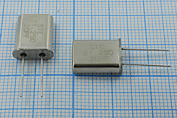 21250 \HC49U\20\ 30\\49U[STE]\1Г (STE21.250 20PF) --- Кварцевые резонаторы (пьезокерамические, диэлектрические, ПАВ (SAW), резонаторы из других пьезоматериалов)