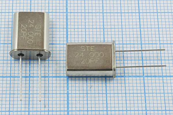 24000 \HC49U\20\ 30\\49U[STE]\1Г (STE24.000 20PF) --- Кварцевые резонаторы (пьезокерамические, диэлектрические, ПАВ (SAW), резонаторы из других пьезоматериалов)