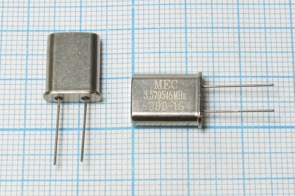 3579,545 \HC49U\16\\\HC49U[MEC]\1Г --- Кварцевые резонаторы (пьезокерамические, диэлектрические, ПАВ (SAW), резонаторы из других пьезоматериалов)
