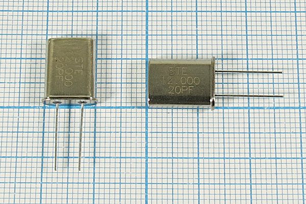 12000 \HC49U\20\ 30\\49U[STE]\1Г (STE12.000 20PF) --- Кварцевые резонаторы (пьезокерамические, диэлектрические, ПАВ (SAW), резонаторы из других пьезоматериалов)