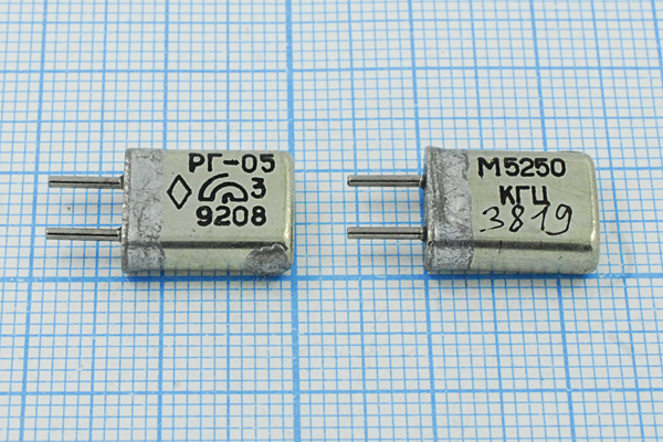 5250 \HC25U\\ 15\ 50/-50~80C\РГ05МА-14ДСТ\1Г --- Кварцевые резонаторы (пьезокерамические, диэлектрические, ПАВ (SAW), резонаторы из других пьезоматериалов)