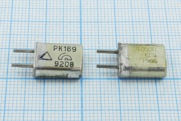 10500 \HC25U\S\ 15\ 40/-40~70C\РК169МА-6ВТ\1Г --- Кварцевые резонаторы (пьезокерамические, диэлектрические, ПАВ (SAW), резонаторы из других пьезоматериалов)