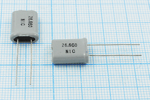 26660 \HC18U\12\\\\3Г +SL (26.660 NIC) --- Кварцевые резонаторы (пьезокерамические, диэлектрические, ПАВ (SAW), резонаторы из других пьезоматериалов)