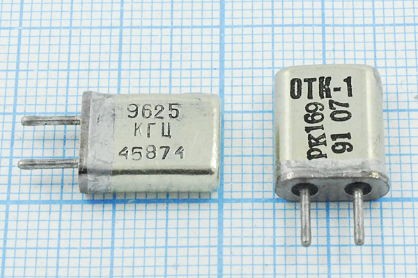 9625 \HC25U\\\\РК169МА\1Г --- Кварцевые резонаторы (пьезокерамические, диэлектрические, ПАВ (SAW), резонаторы из других пьезоматериалов)