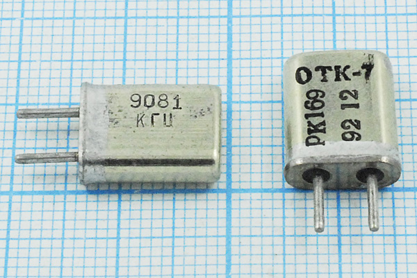 9081 \HC25U\\\\РК169МА\1Г --- Кварцевые резонаторы (пьезокерамические, диэлектрические, ПАВ (SAW), резонаторы из других пьезоматериалов)