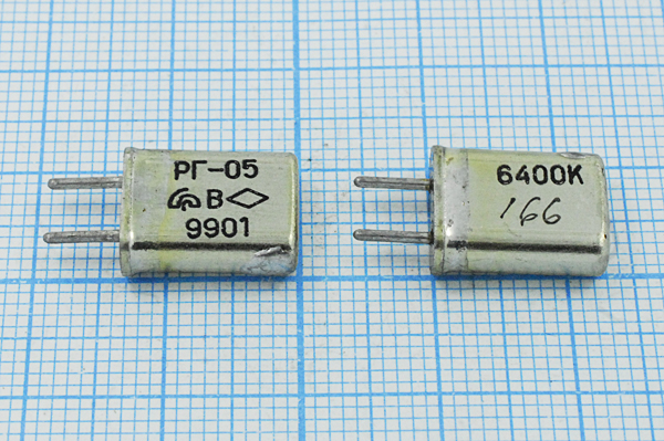 6400 \HC25U\\\\РГ05МА\1Г --- Кварцевые резонаторы (пьезокерамические, диэлектрические, ПАВ (SAW), резонаторы из других пьезоматериалов)