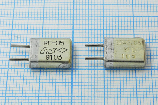 5242,88 \HC25U\\ 15\ 50/-60~85C\РГ05МА-14ЕТ\1Г --- Кварцевые резонаторы (пьезокерамические, диэлектрические, ПАВ (SAW), резонаторы из других пьезоматериалов)