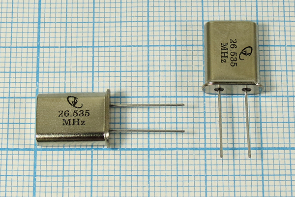 26535 \HC49U\16\ 30\\\3Г (26.535MHz) --- Кварцевые резонаторы (пьезокерамические, диэлектрические, ПАВ (SAW), резонаторы из других пьезоматериалов)