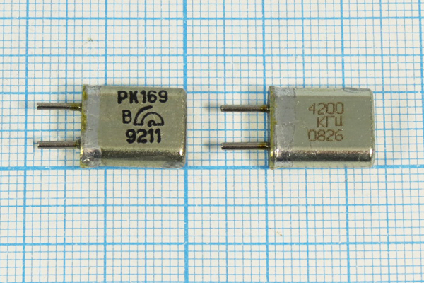 4200 \HC25U\\\\РК169МА\1Г (4200 КГЦ РК169) --- Кварцевые резонаторы (пьезокерамические, диэлектрические, ПАВ (SAW), резонаторы из других пьезоматериалов)