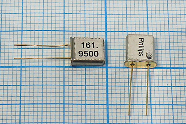 161950 \UM1\\\\\ (161.950) PHILIPS --- Кварцевые резонаторы (пьезокерамические, диэлектрические, ПАВ (SAW), резонаторы из других пьезоматериалов)