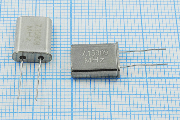 7159,09 \HC49U\20\\\49U[SDE]\1Г (7.15909) --- Кварцевые резонаторы (пьезокерамические, диэлектрические, ПАВ (SAW), резонаторы из других пьезоматериалов)