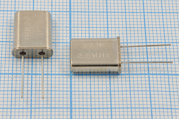 2500 \HC49U\30\ 30\ 50/-40~85C\9U\1Г (SZJF2.5MHz) --- Кварцевые резонаторы (пьезокерамические, диэлектрические, ПАВ (SAW), резонаторы из других пьезоматериалов)