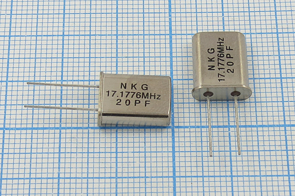 17177,6 \HC49U\20\\\\1Г (NKG20PF) --- Кварцевые резонаторы (пьезокерамические, диэлектрические, ПАВ (SAW), резонаторы из других пьезоматериалов)