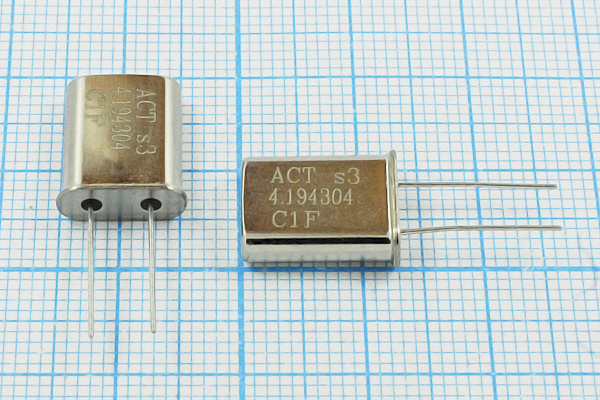 4194,304 \HC49U\30\\\GO[ACTHC49U]\1Г (ACT s3 4.194 --- Кварцевые резонаторы (пьезокерамические, диэлектрические, ПАВ (SAW), резонаторы из других пьезоматериалов)