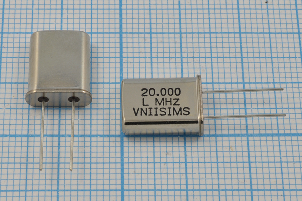 20000 \HC49U\18\ 15\\РПК01МД\1Г (20.000L MHz) --- Кварцевые резонаторы (пьезокерамические, диэлектрические, ПАВ (SAW), резонаторы из других пьезоматериалов)