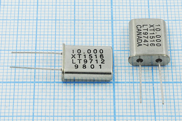 10000 \HC49U\18\\\49U\1Г (XT1516) --- Кварцевые резонаторы (пьезокерамические, диэлектрические, ПАВ (SAW), резонаторы из других пьезоматериалов)