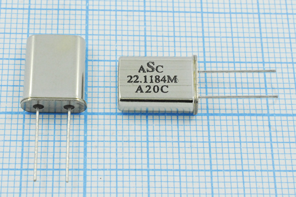 22118,4 \HC49U\20\\\\1Г (ASC) --- Кварцевые резонаторы (пьезокерамические, диэлектрические, ПАВ (SAW), резонаторы из других пьезоматериалов)
