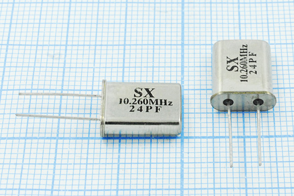 10260 \HC49U\24\ 30\\\1Г (SX24PF) --- Кварцевые резонаторы (пьезокерамические, диэлектрические, ПАВ (SAW), резонаторы из других пьезоматериалов)