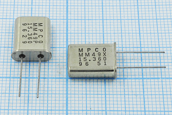 15360 \HC49U\25\\\MM49P\1Г (M.P.CO.) --- Кварцевые резонаторы (пьезокерамические, диэлектрические, ПАВ (SAW), резонаторы из других пьезоматериалов)