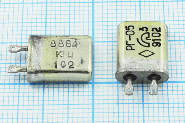 8864 \МВ\\ 15\ 50/-60~85C\РГ05МВ-14ЕТ\1Г --- Кварцевые резонаторы (пьезокерамические, диэлектрические, ПАВ (SAW), резонаторы из других пьезоматериалов)