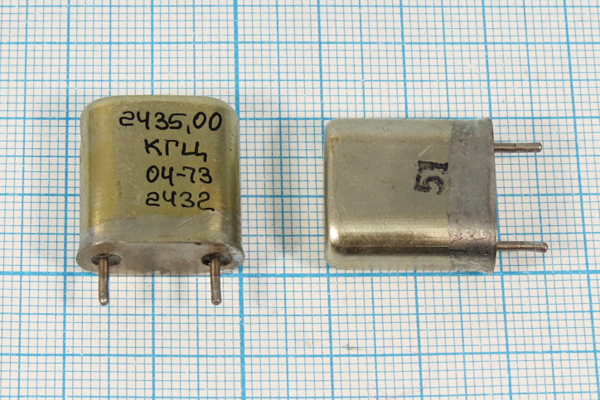 2435 \HC6U\\\\БА\1Г --- Кварцевые резонаторы (пьезокерамические, диэлектрические, ПАВ (SAW), резонаторы из других пьезоматериалов)