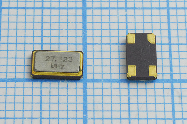 27120 \SMD06035C4\16\ 10\ 30/-40~85C\SMD0603(4P)\1 --- Кварцевые резонаторы (пьезокерамические, диэлектрические, ПАВ (SAW), резонаторы из других пьезоматериалов)