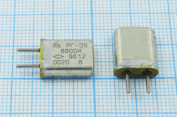 8600 \HC25U\S\\\РГ05МА\1Г --- Кварцевые резонаторы (пьезокерамические, диэлектрические, ПАВ (SAW), резонаторы из других пьезоматериалов)