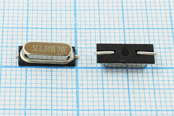 8000 \SMD49S3\20\ 10\ 30/-40~85C\49S2-SMD\1Г --- Кварцевые резонаторы (пьезокерамические, диэлектрические, ПАВ (SAW), резонаторы из других пьезоматериалов)