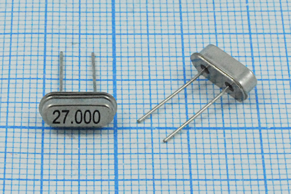 27000 \HC49S3\18\ 23\\HC49S[MEC]\1Г (27.000) --- Кварцевые резонаторы (пьезокерамические, диэлектрические, ПАВ (SAW), резонаторы из других пьезоматериалов)