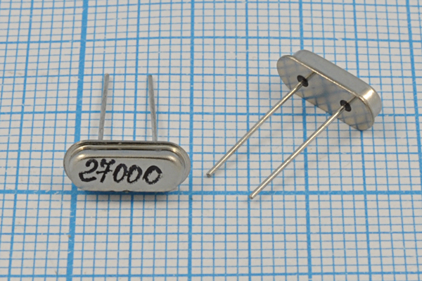 27000 \HC49S2\18\ 40\\HC49SS[MEC]\1Г бм --- Кварцевые резонаторы (пьезокерамические, диэлектрические, ПАВ (SAW), резонаторы из других пьезоматериалов)