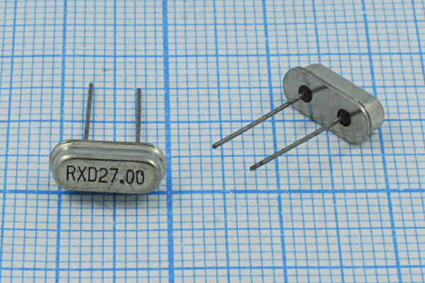 27000 \HC49S3\12\\\MP35\1Г (RXD) --- Кварцевые резонаторы (пьезокерамические, диэлектрические, ПАВ (SAW), резонаторы из других пьезоматериалов)