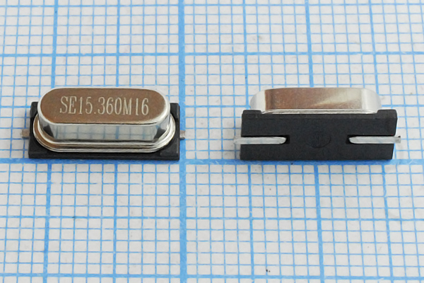 15360 \SMD49S4\16\ 20\ 30/-40~85C\49S-SMD\1Г --- Кварцевые резонаторы (пьезокерамические, диэлектрические, ПАВ (SAW), резонаторы из других пьезоматериалов)