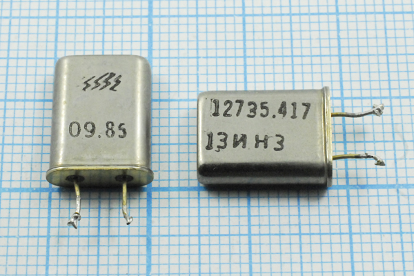 12735,417 \HC49U\16\\\\1Г бу (13ИНЗ) --- Кварцевые резонаторы (пьезокерамические, диэлектрические, ПАВ (SAW), резонаторы из других пьезоматериалов)