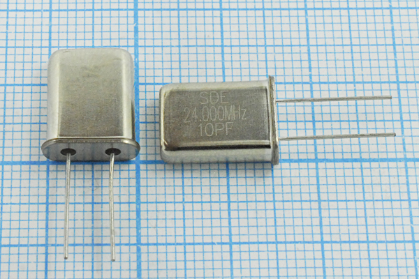 24000 \HC49U\10\ 20\ 30/-20~70C\49U[SDE]\1Г SDE --- Кварцевые резонаторы (пьезокерамические, диэлектрические, ПАВ (SAW), резонаторы из других пьезоматериалов)
