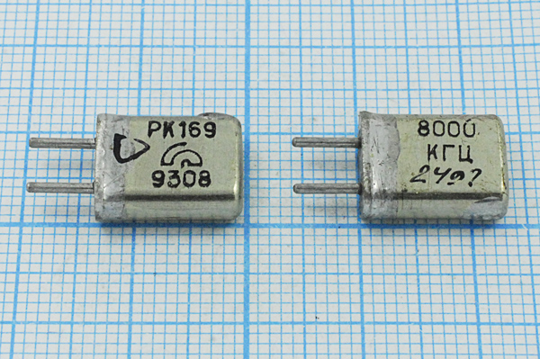 8000 \HC25U\\ 30\ 20/-10~60C\РК169МА-8АП\1Г --- Кварцевые резонаторы (пьезокерамические, диэлектрические, ПАВ (SAW), резонаторы из других пьезоматериалов)
